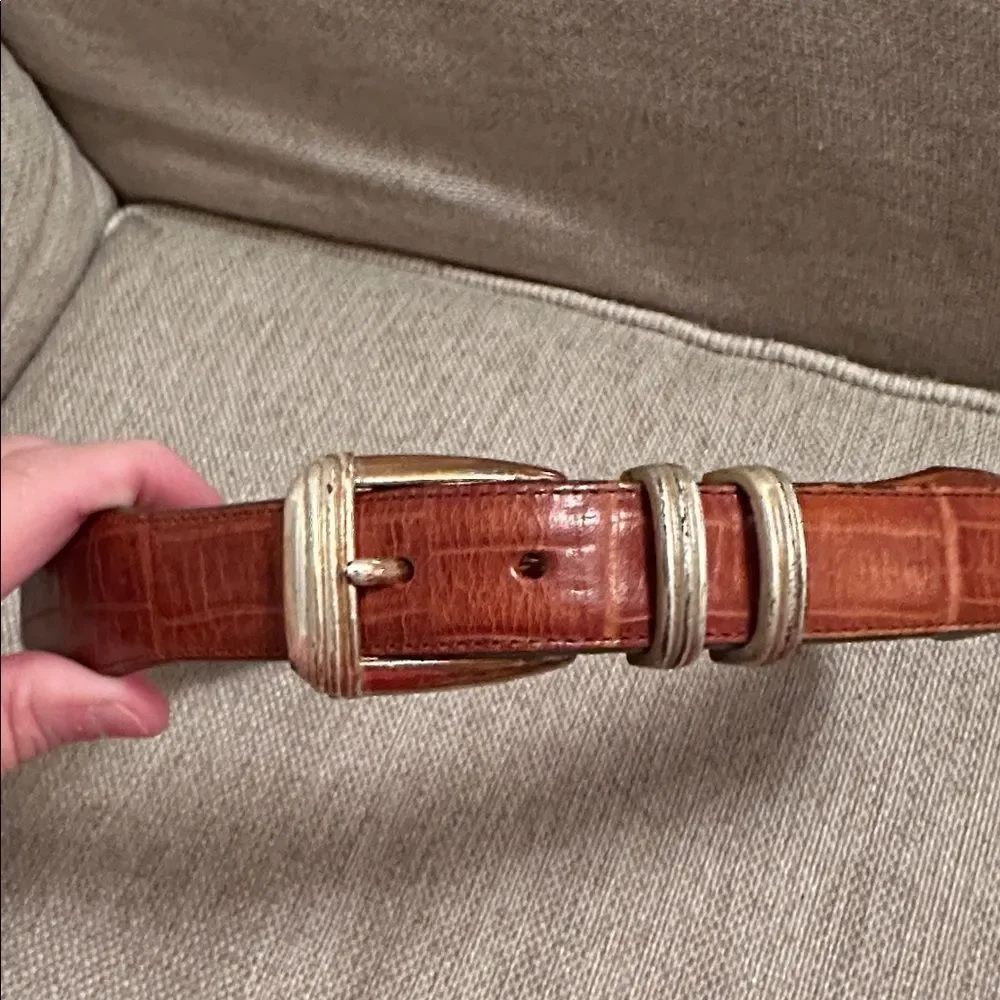 RARE vtg Banana Republic Safari & Travel Clothing Company Leather Belt